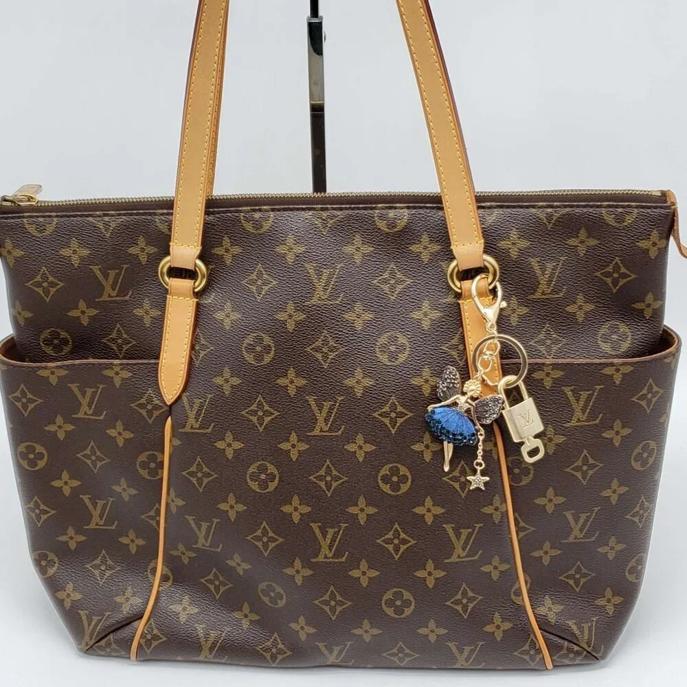 LV Gold Padlock 🔑 Authentic Louis Vuitton Charm + Unbranded Fairy Keychain